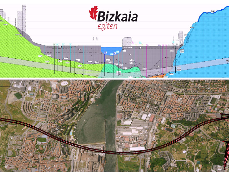 La Diputación foral de Bizkaia adjudica el proyecto de construcción del túnel bajo la ría