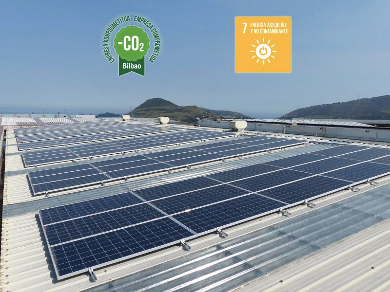 Viuda de Sainz instala 126 paneles solares en sus oficinas centrales