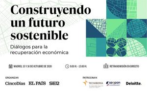 Jornada PRISA «Construyendo un futuro sostenible. Diálogos para la recuperación económica» @ El foro se emitirá en directo a través de las webs de EL PAÍS, Cadena SER y CincoDías.