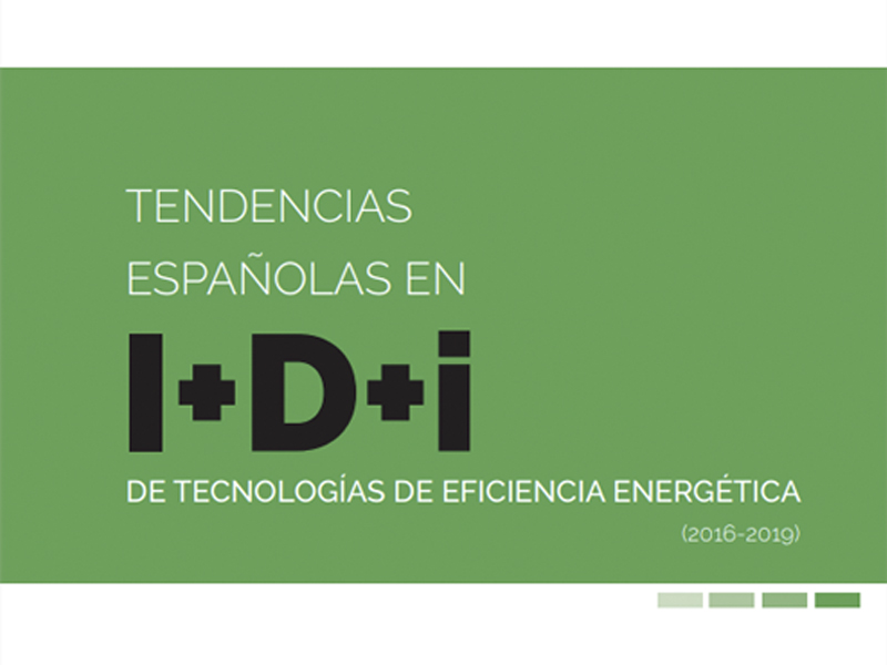 Tendencias en investigación e innovación sobre tecnologías de eficiencia energética en España