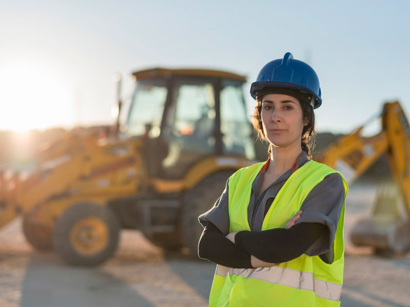 Las mujeres representaron el 8,2% de los trabajadores de la construcción en 2020, 0,7% menos que en año anterior, retrocediendo a niveles registrados entre 2011 y 2012.