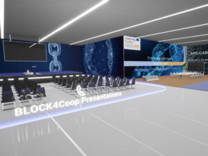 BLOCK4Coop final Meeting in Metaverse @ Koonstel, el primer metaverso de innovación tecnológica.