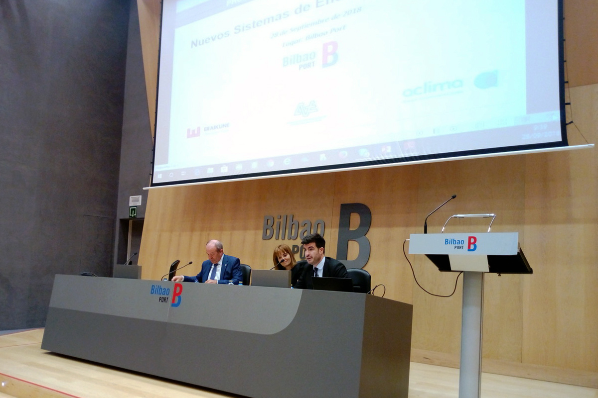 Jornada Nuevos sistemas de eficiencia en la obra, en el Puerto de Bilbao