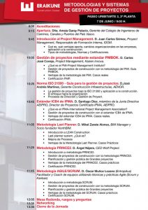Jornada Eraikal sobre Metodologías y Sistemas de gestión de proyectos @ Sala 309 de Bilbao Berrikuntza Faktoria