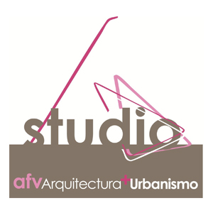 Logotipo de la empresa de arquitectura AFV de Portugalete