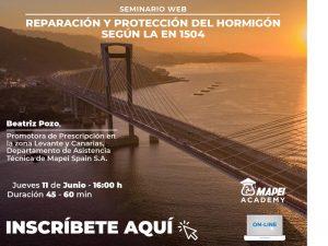 Webinar Mapei: Reparación y protección del hormigón según la normativa UNE EN 1504